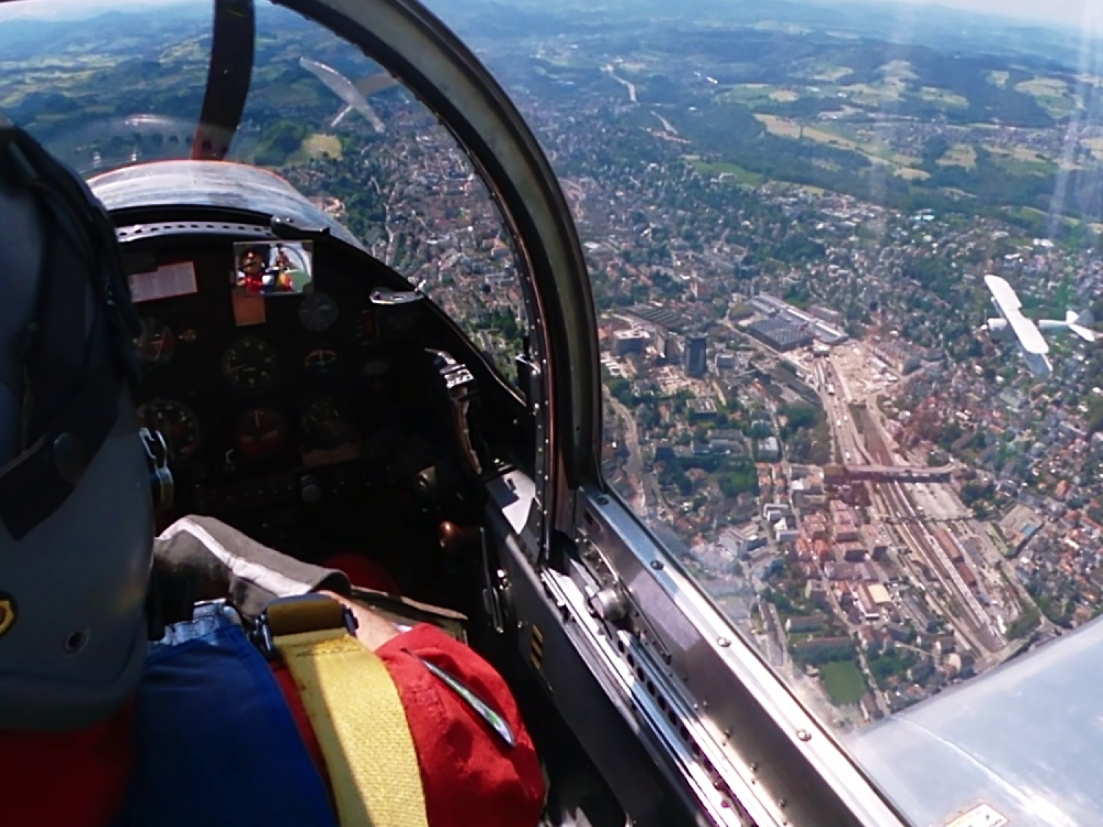 Aussicht aus dem Cockpit